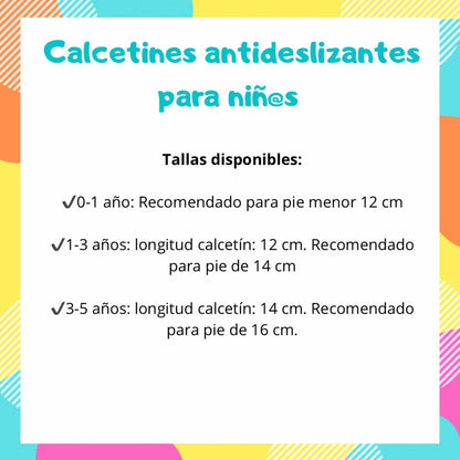 Calcetines Antideslizantes Niños X 4 Pares