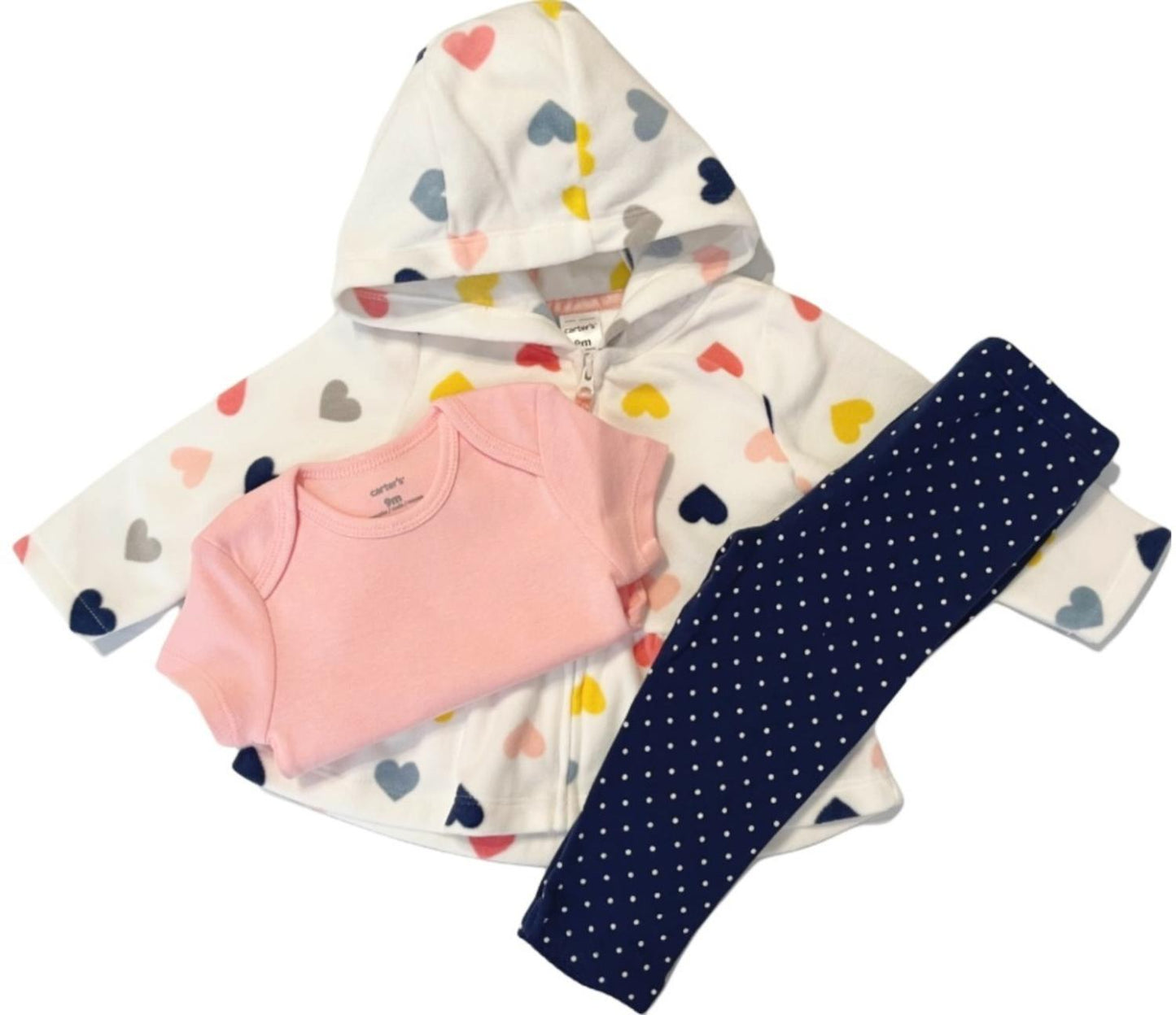 Conjuntos Manga Larga Carters. Set De 3 Piezas. Ropa Bebe.