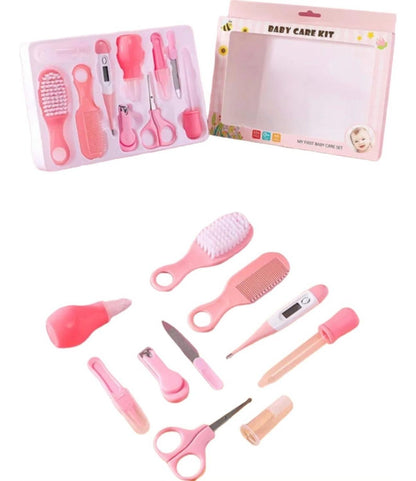 Set De Higiene Y Cuidados Del Bebe Con Termómetro. 10 Piezas