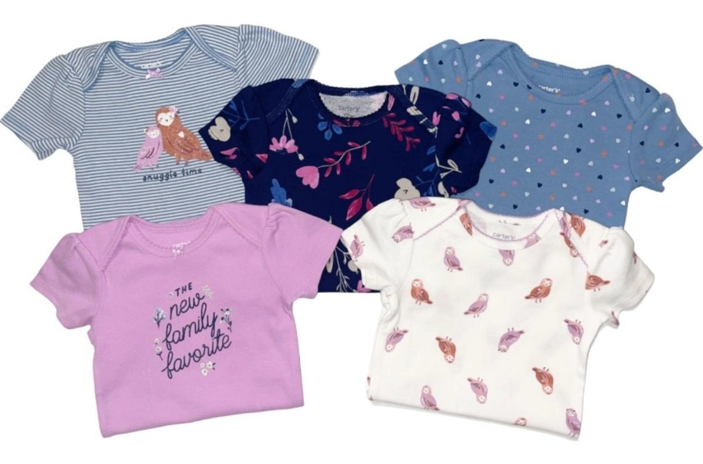 Pack X 5 Bodys Carters Originales