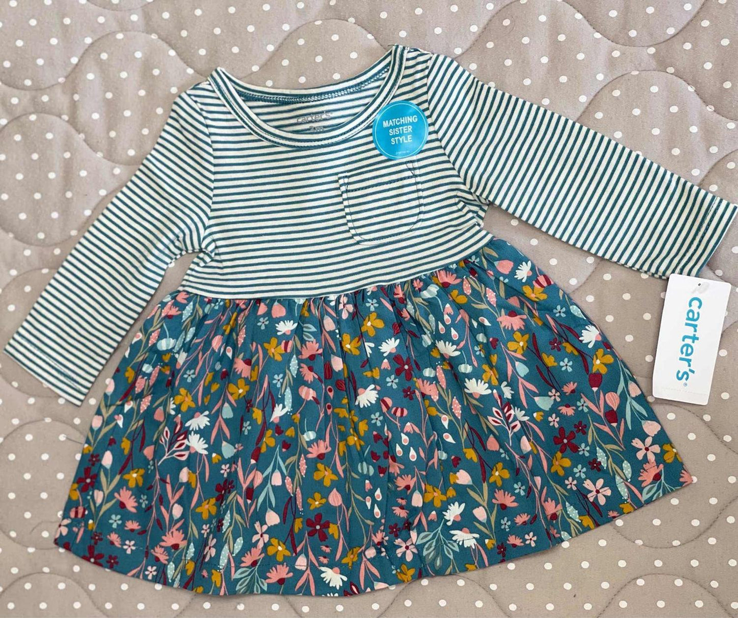 Vestido Carters Manga Larga (ropa Carters)