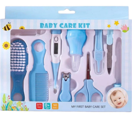 Set De Higiene Y Cuidados Del Bebe Con Termómetro. 10 Piezas