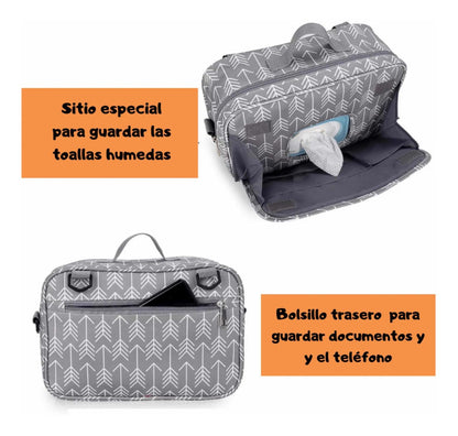 Bolso Organizador Para Coche. Pañalera Práctica Y Liviana