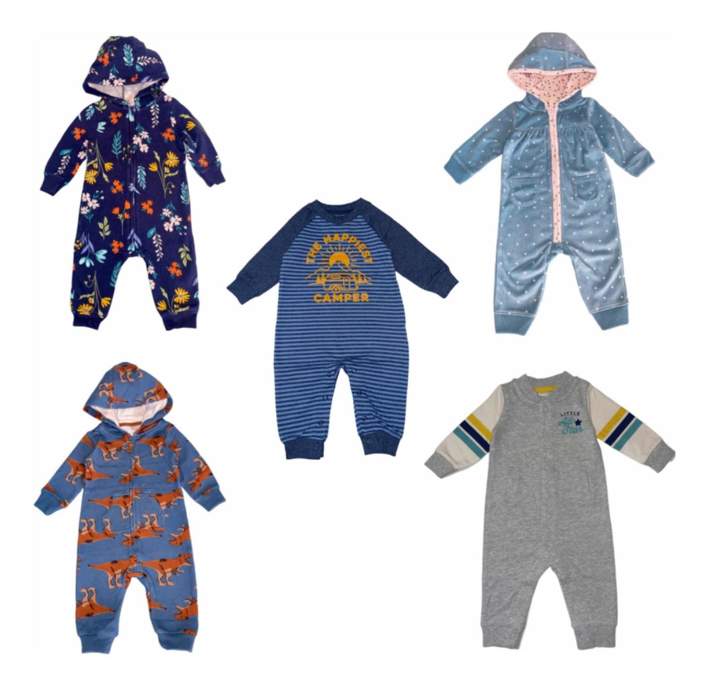 Enteritos Carters Para Bebés Otoño-invierno. Ropa Esencial