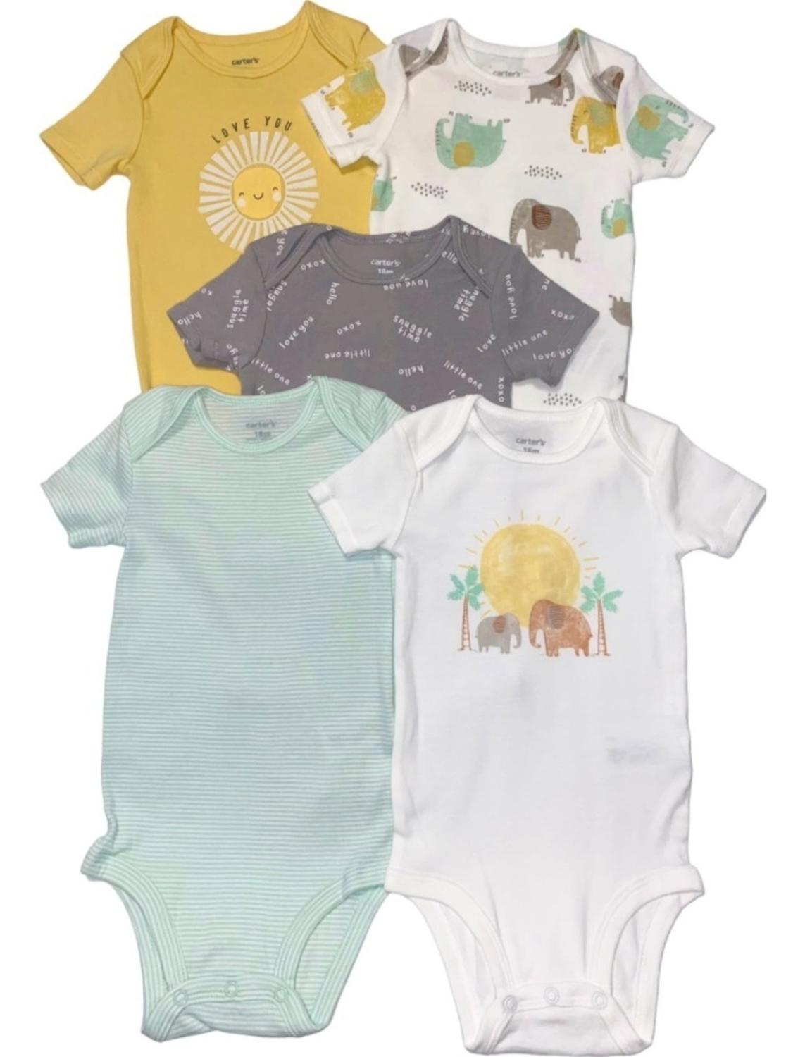 Pack X 5 Bodys Carters Originales