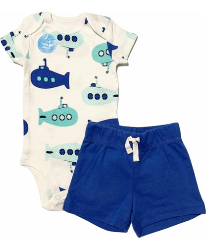 Set Carters De 2 Piezas. Conjunto De Short Para Bebes